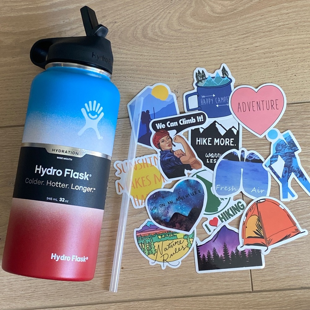Hydro flask 32 oz Wide Mouth w/ StrawLid